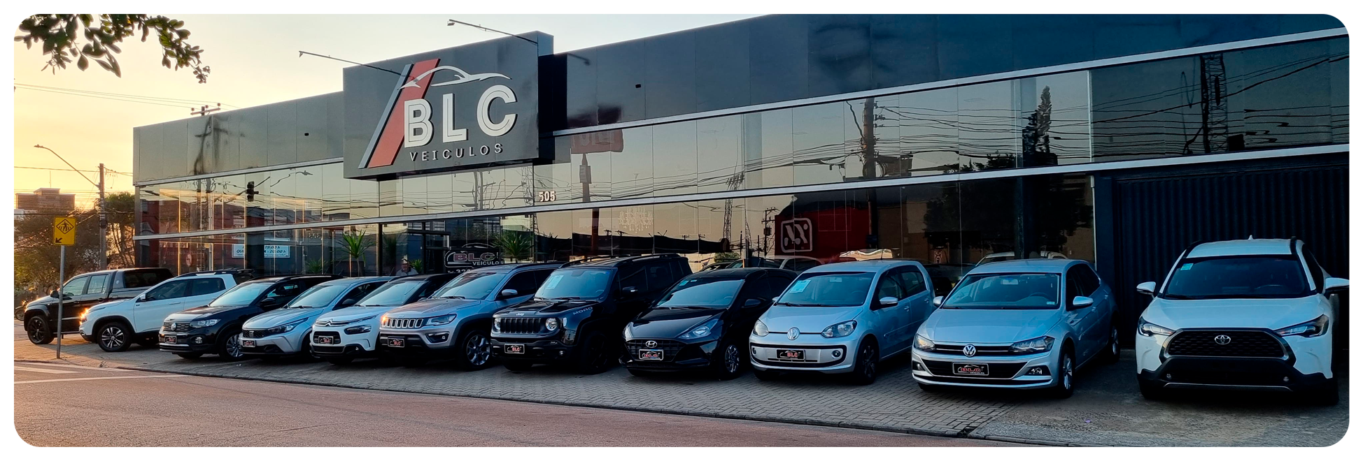 Fachada da loja BLC Veículos